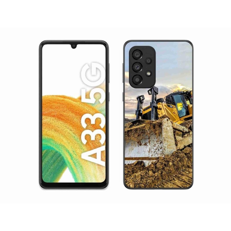 Gelový kryt mmCase na mobil Samsung Galaxy A33 5G - bagr