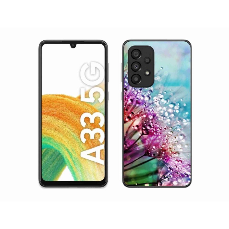 Gelový kryt mmCase na mobil Samsung Galaxy A33 5G - barevné květy