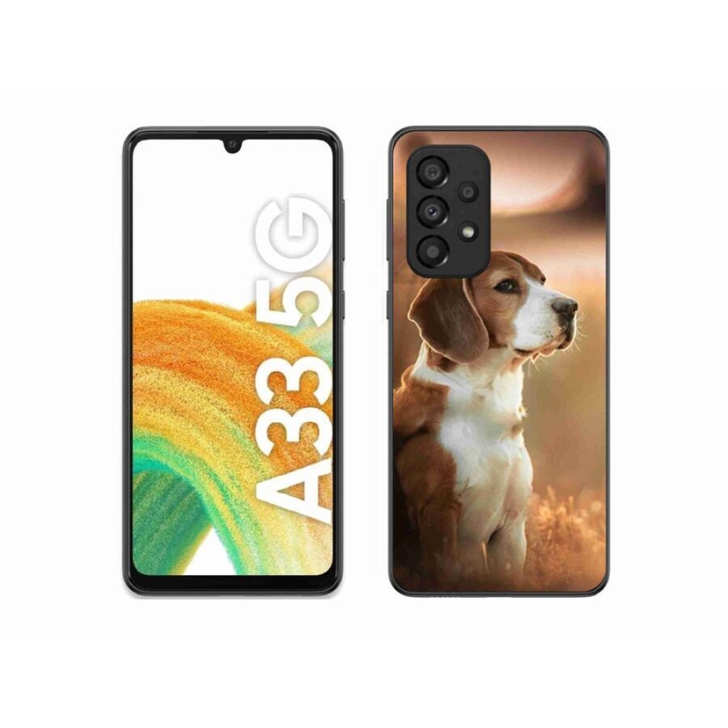Gelový kryt mmCase na mobil Samsung Galaxy A33 5G - bígl
