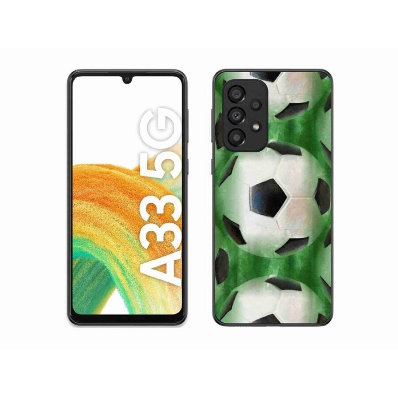 Gelový kryt mmCase na mobil Samsung Galaxy A33 5G - fotbalový míč