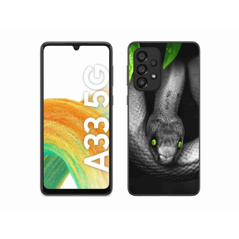 Gelový kryt mmCase na mobil Samsung Galaxy A33 5G - had