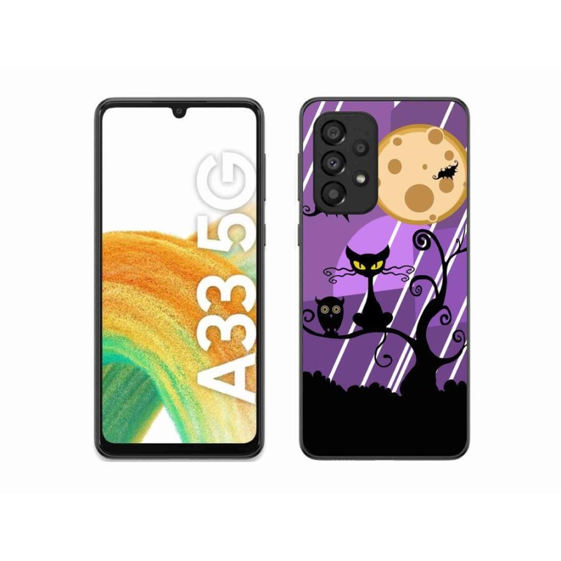 Gelový kryt mmCase na mobil Samsung Galaxy A33 5G - halloween