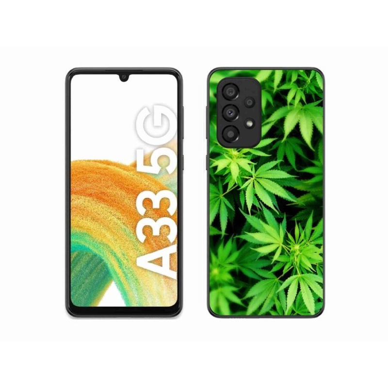 Gelový kryt mmCase na mobil Samsung Galaxy A33 5G - konopí 3