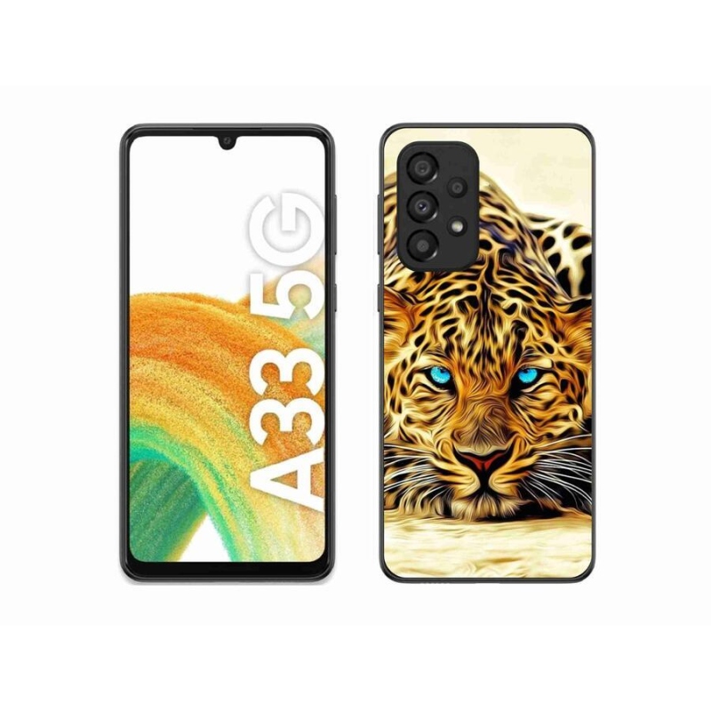 Gelový kryt mmCase na mobil Samsung Galaxy A33 5G - kreslený tygr
