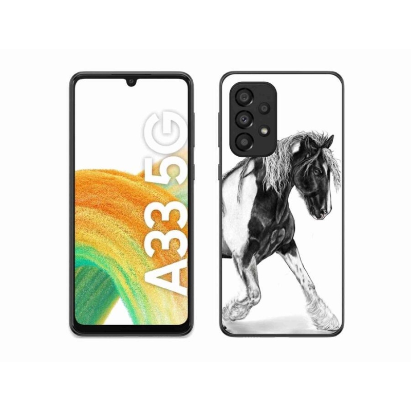Gelový kryt mmCase na mobil Samsung Galaxy A33 5G - kůň