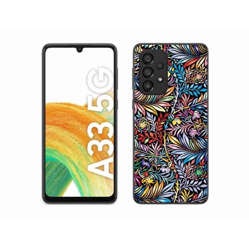 Gelový kryt mmCase na mobil Samsung Galaxy A33 5G - květiny 5