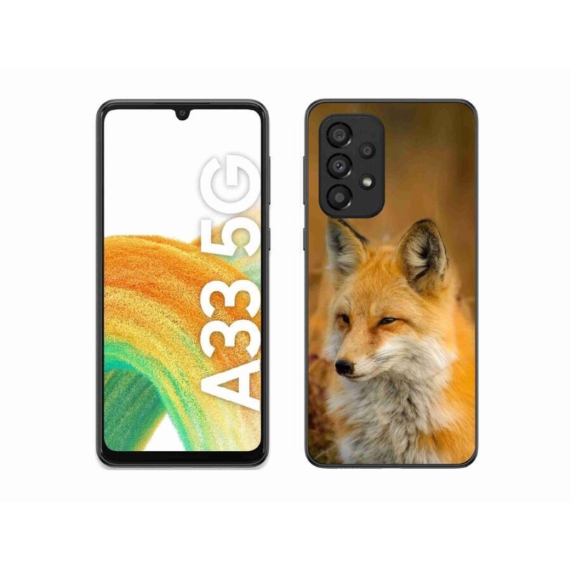 Gelový kryt mmCase na mobil Samsung Galaxy A33 5G - liška
