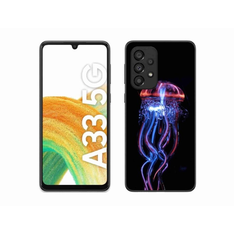 Gelový kryt mmCase na mobil Samsung Galaxy A33 5G - medúza