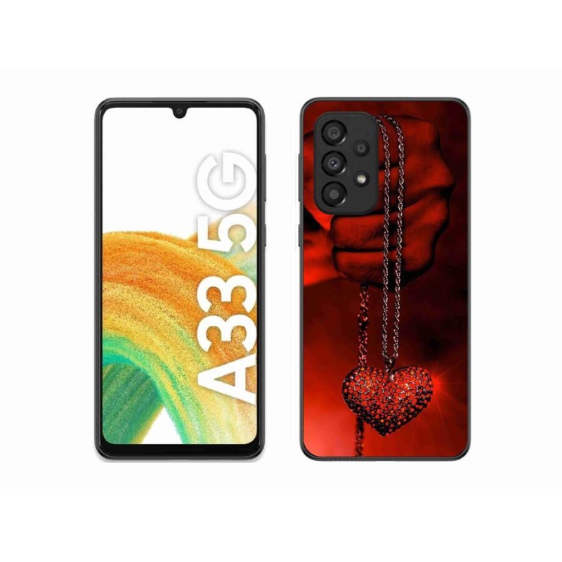 Gelový kryt mmCase na mobil Samsung Galaxy A33 5G - náhrdelník