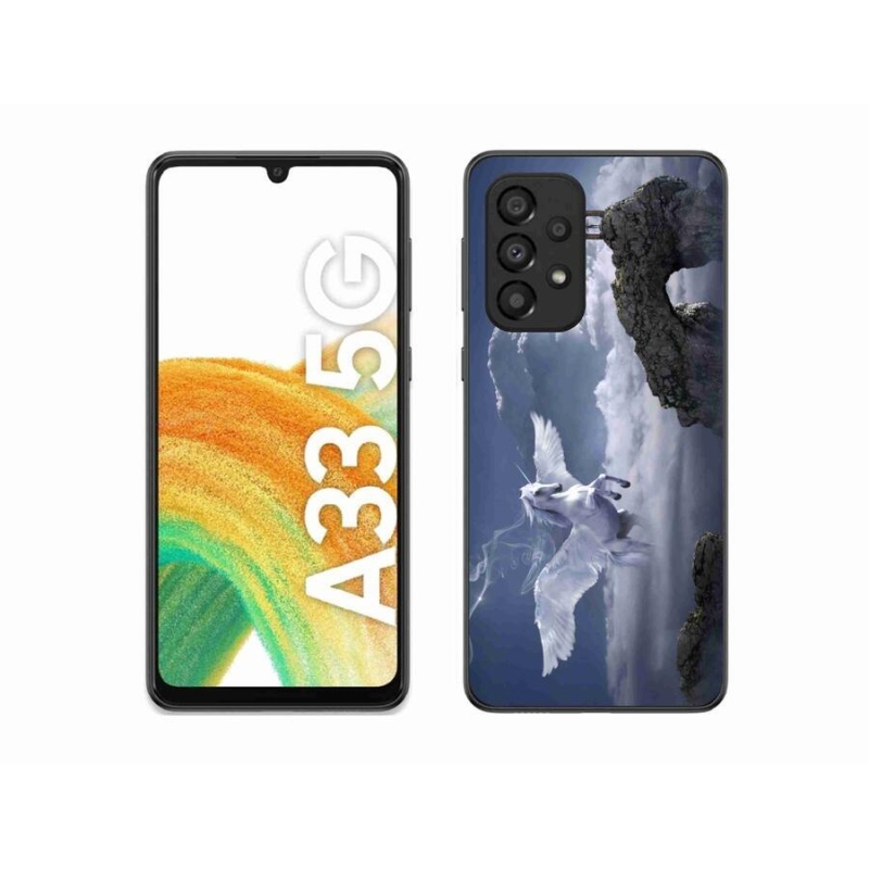 Gelový kryt mmCase na mobil Samsung Galaxy A33 5G - pegas