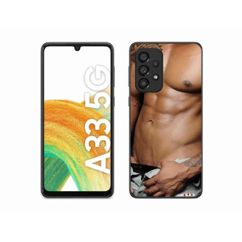 Gelový kryt mmCase na mobil Samsung Galaxy A33 5G - sexy muž