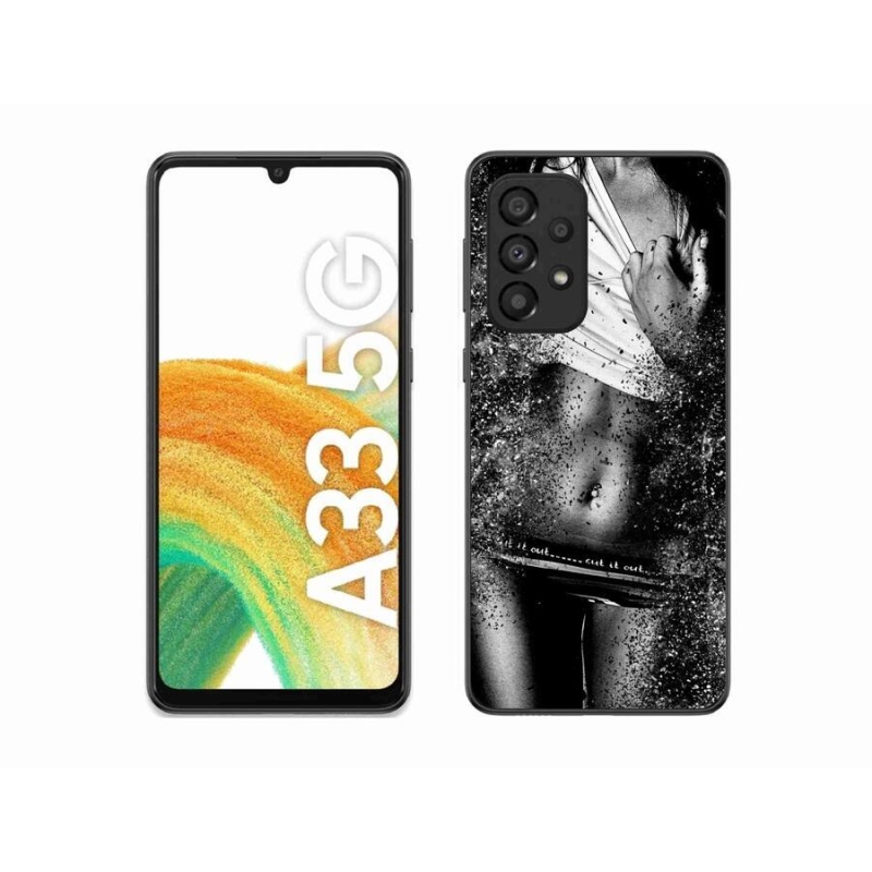 Gelový kryt mmCase na mobil Samsung Galaxy A33 5G - sexy žena 1