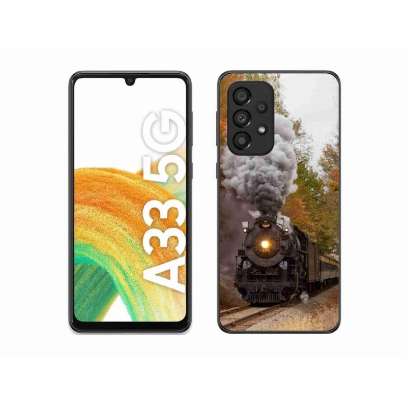 Gelový kryt mmCase na mobil Samsung Galaxy A33 5G - vlak 1
