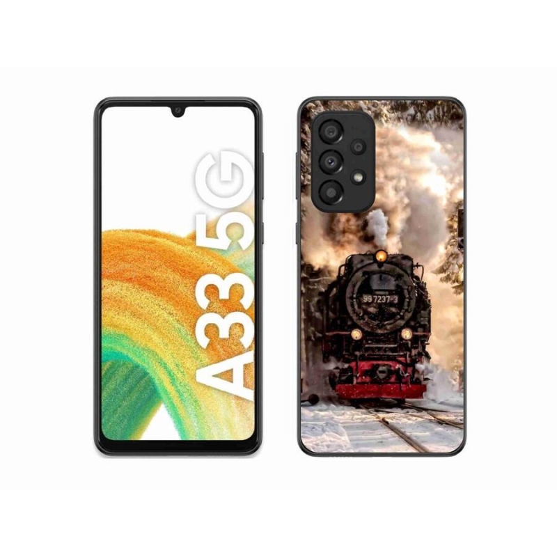 Gelový kryt mmCase na mobil Samsung Galaxy A33 5G - vlak