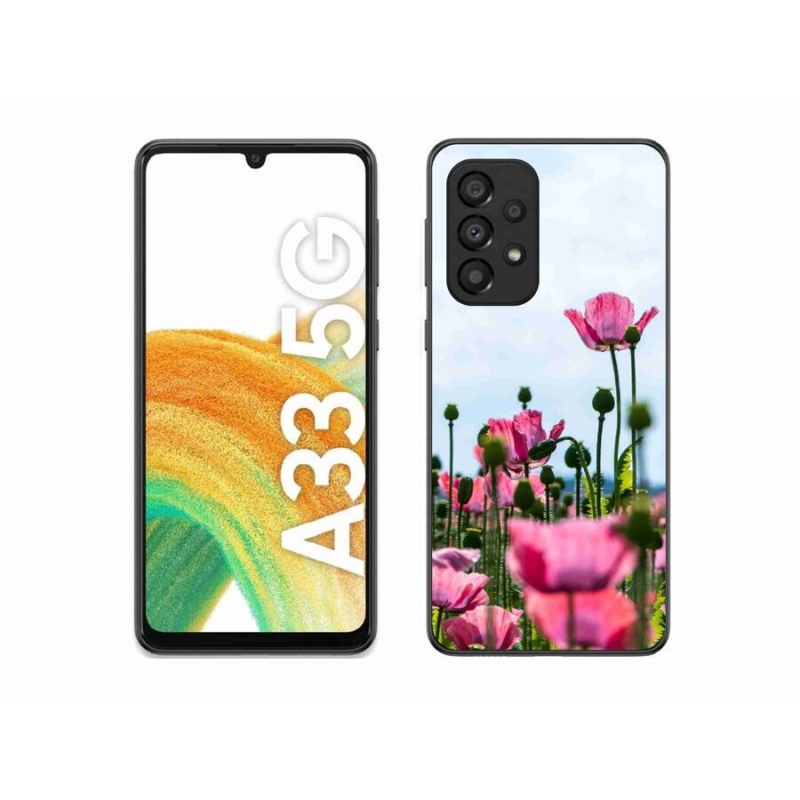 Gelový kryt mmCase na mobil Samsung Galaxy A33 5G - vlčí mák