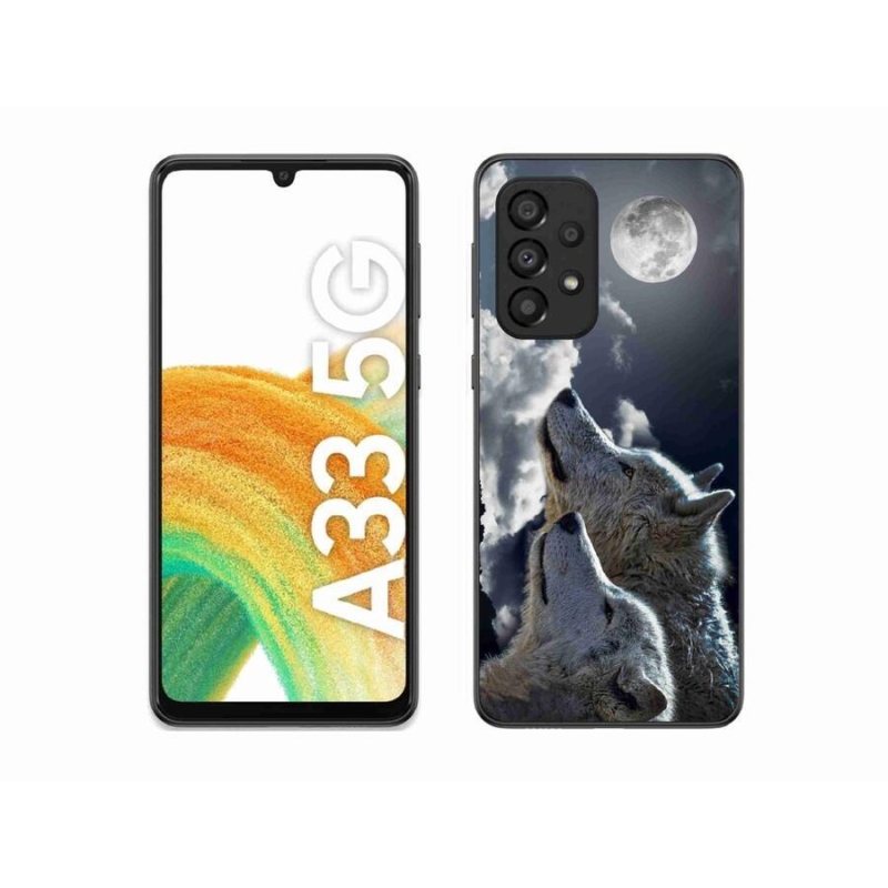 Gelový kryt mmCase na mobil Samsung Galaxy A33 5G - vlci