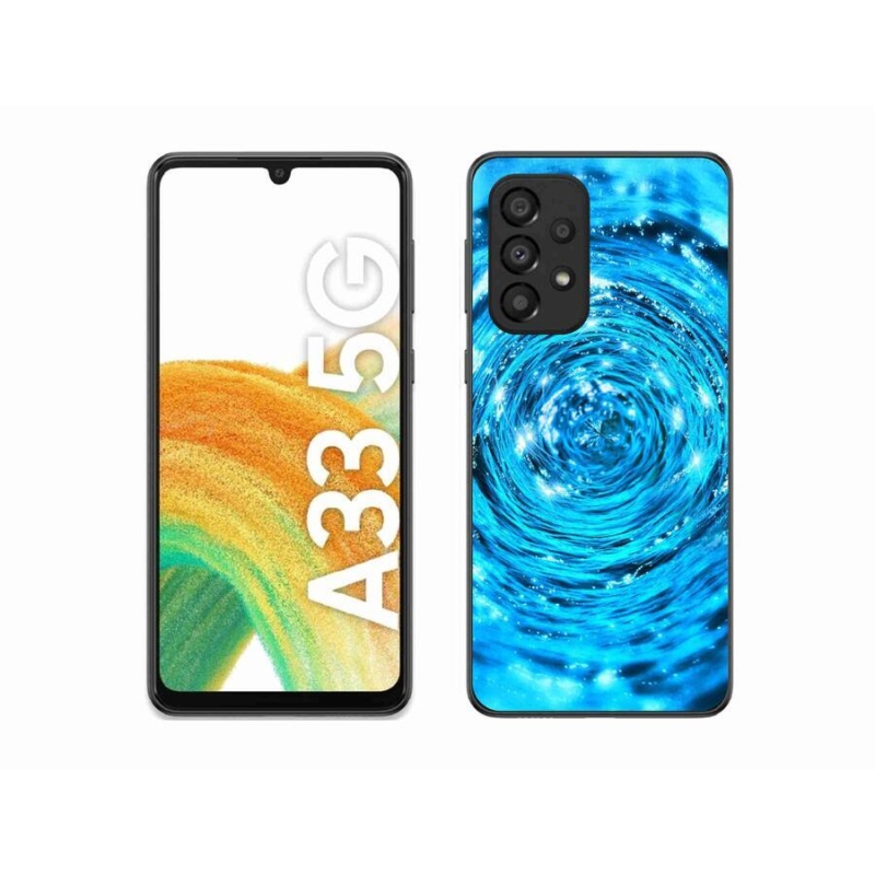 Gelový kryt mmCase na mobil Samsung Galaxy A33 5G - vodní vír