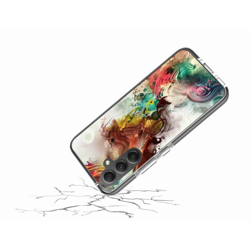Gelový kryt mmCase na mobil Samsung Galaxy A34 5G - abstrakt 1
