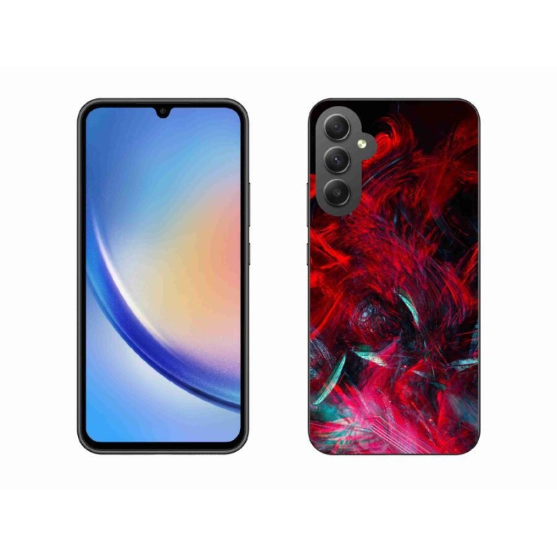 Gelový kryt mmCase na mobil Samsung Galaxy A34 5G - abstrakt 16