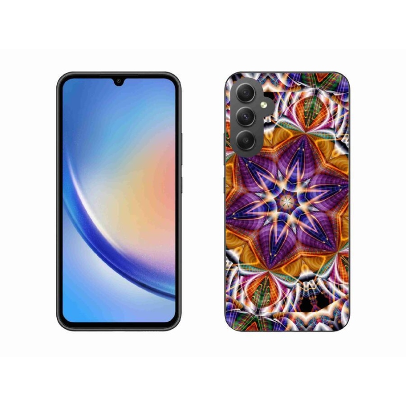 Gelový kryt mmCase na mobil Samsung Galaxy A34 5G - abstrakt 6