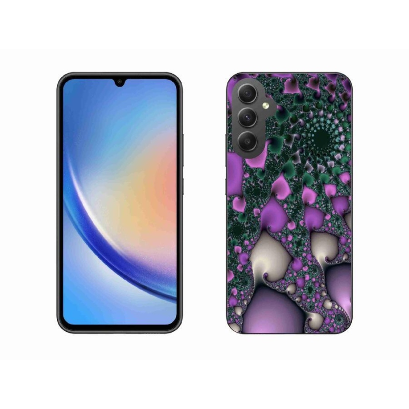 Gelový kryt mmCase na mobil Samsung Galaxy A34 5G - abstrakt 7