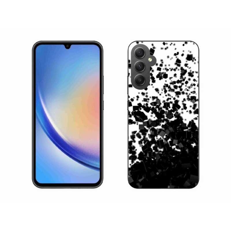 Gelový kryt mmCase na mobil Samsung Galaxy A34 5G - abstraktní vzor 1