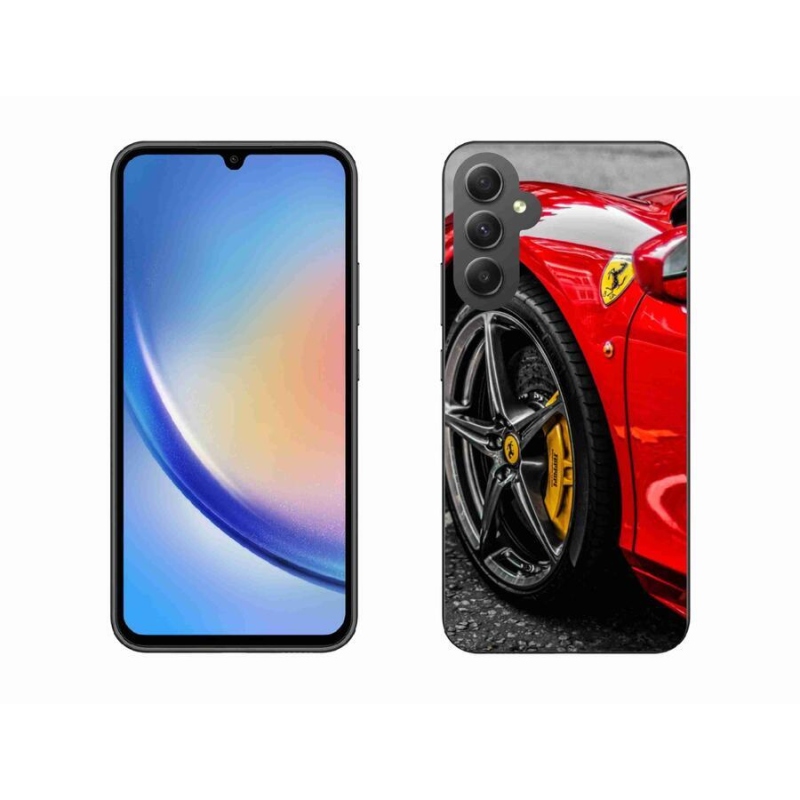 Gelový kryt mmCase na mobil Samsung Galaxy A34 5G - auto 1