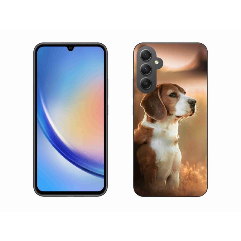 Gelový kryt mmCase na mobil Samsung Galaxy A34 5G - bígl