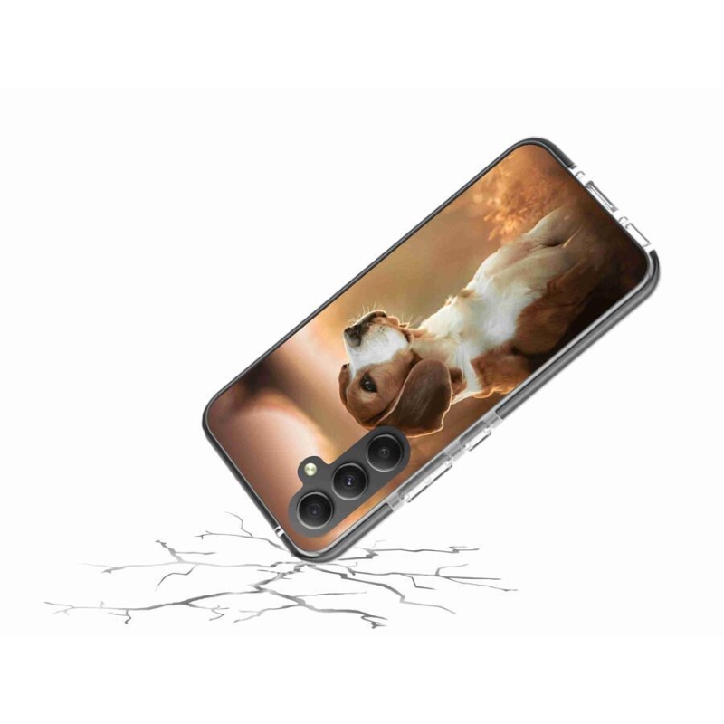 Gelový kryt mmCase na mobil Samsung Galaxy A34 5G - bígl