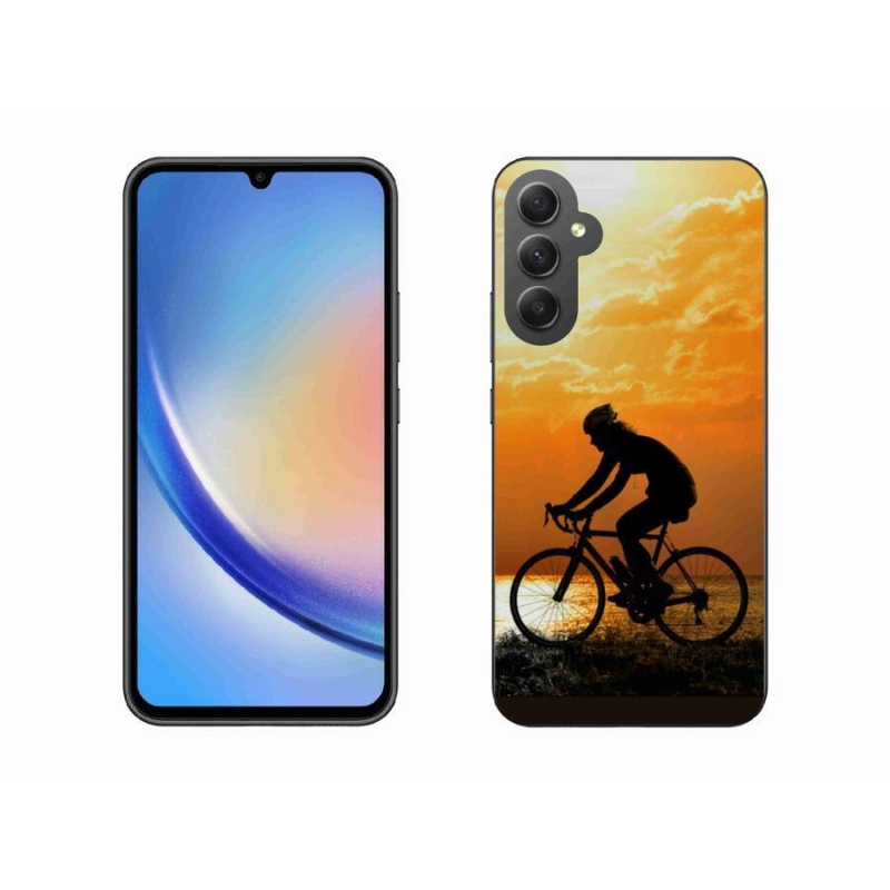 Gelový kryt mmCase na mobil Samsung Galaxy A34 5G - cyklovýlet