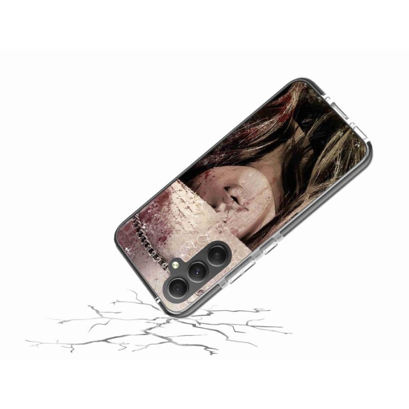 Gelový kryt mmCase na mobil Samsung Galaxy A34 5G - dívka