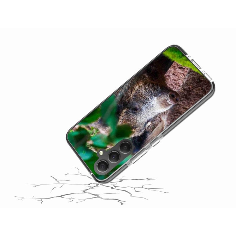 Gelový kryt mmCase na mobil Samsung Galaxy A34 5G - divoké prase