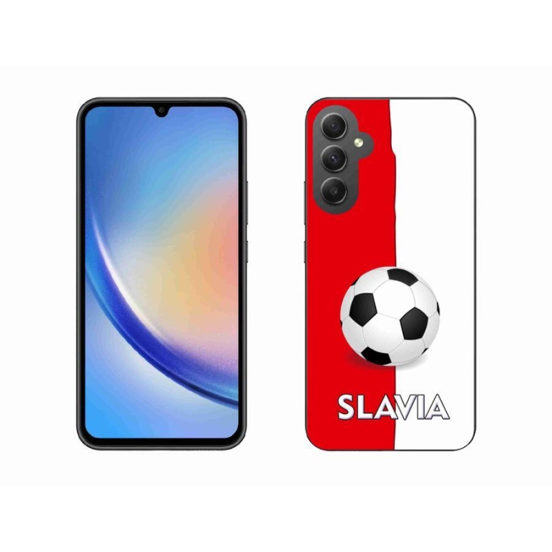 Gelový kryt mmCase na mobil Samsung Galaxy A34 5G - fotbal 2