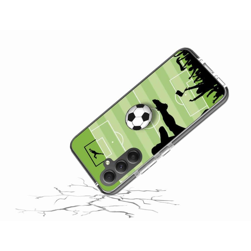 Gelový kryt mmCase na mobil Samsung Galaxy A34 5G - fotbal 3