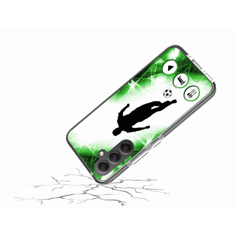 Gelový kryt mmCase na mobil Samsung Galaxy A34 5G - fotbalista