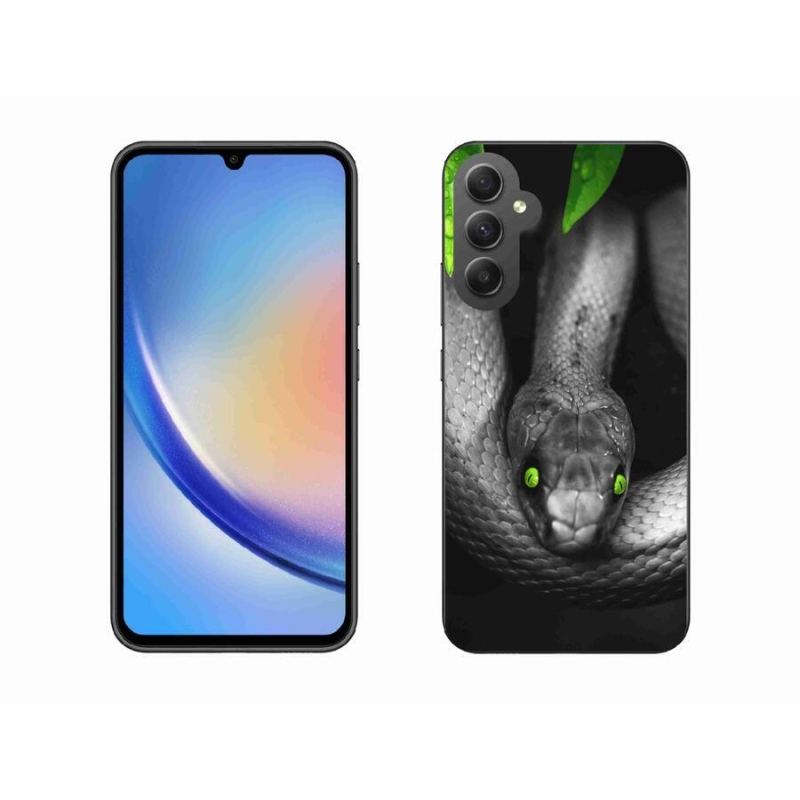 Gelový kryt mmCase na mobil Samsung Galaxy A34 5G - had