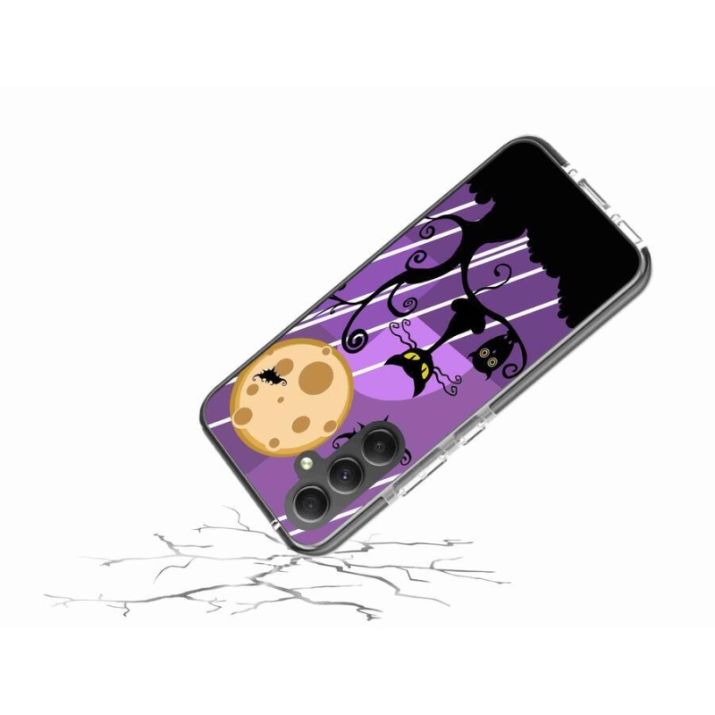Gelový kryt mmCase na mobil Samsung Galaxy A34 5G - halloween
