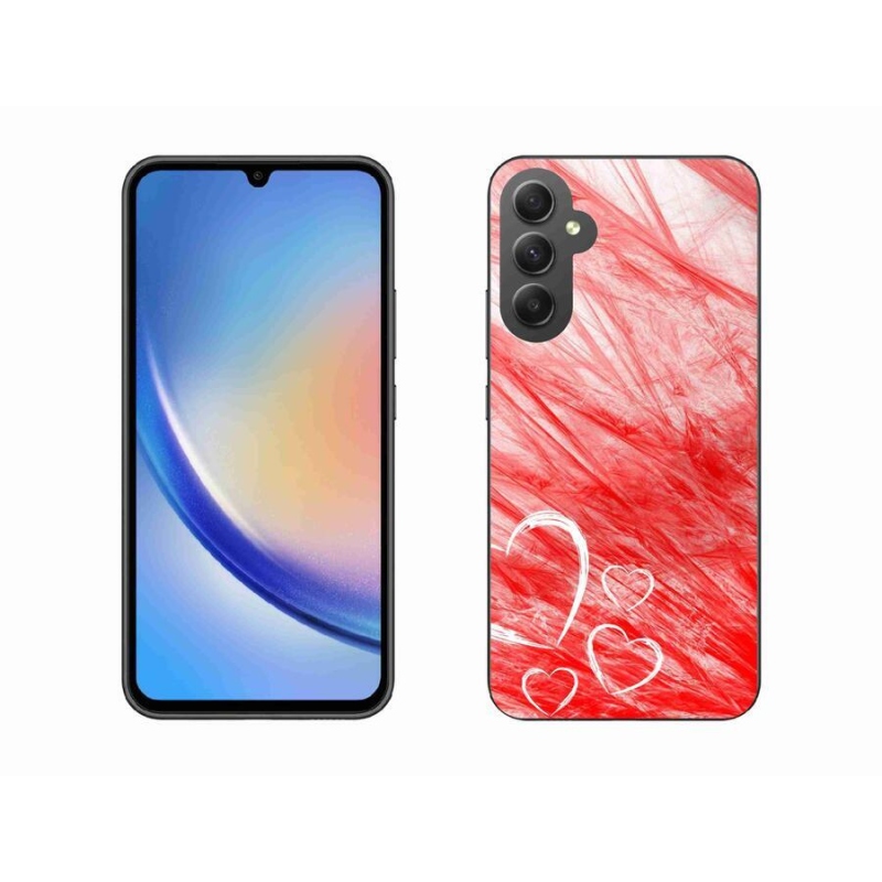 Gelový kryt mmCase na mobil Samsung Galaxy A34 5G - heart