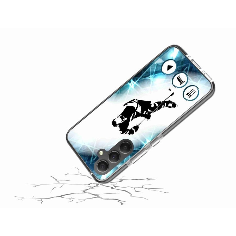 Gelový kryt mmCase na mobil Samsung Galaxy A34 5G - hokej 1