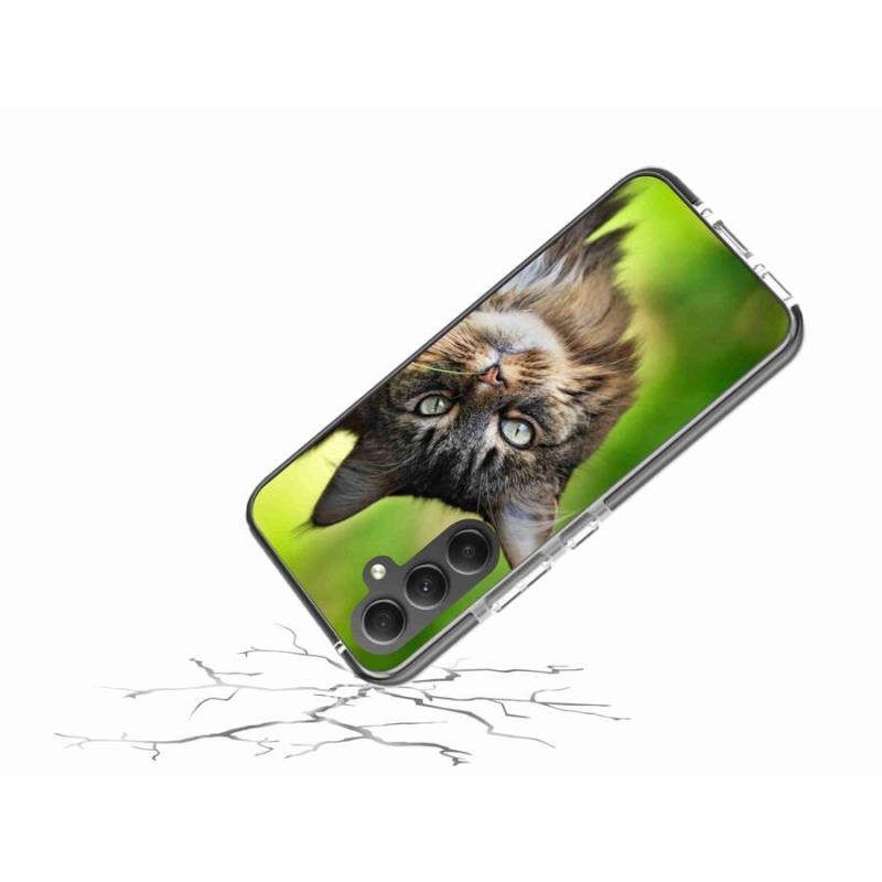 Gelový kryt mmCase na mobil Samsung Galaxy A34 5G - kočka 3