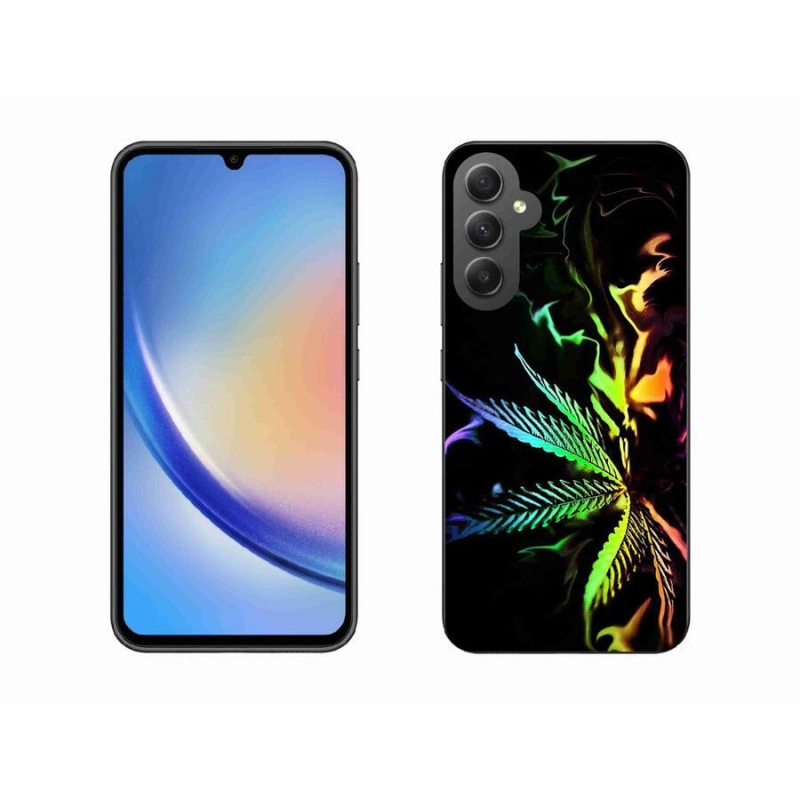 Gelový kryt mmCase na mobil Samsung Galaxy A34 5G - konopí 2