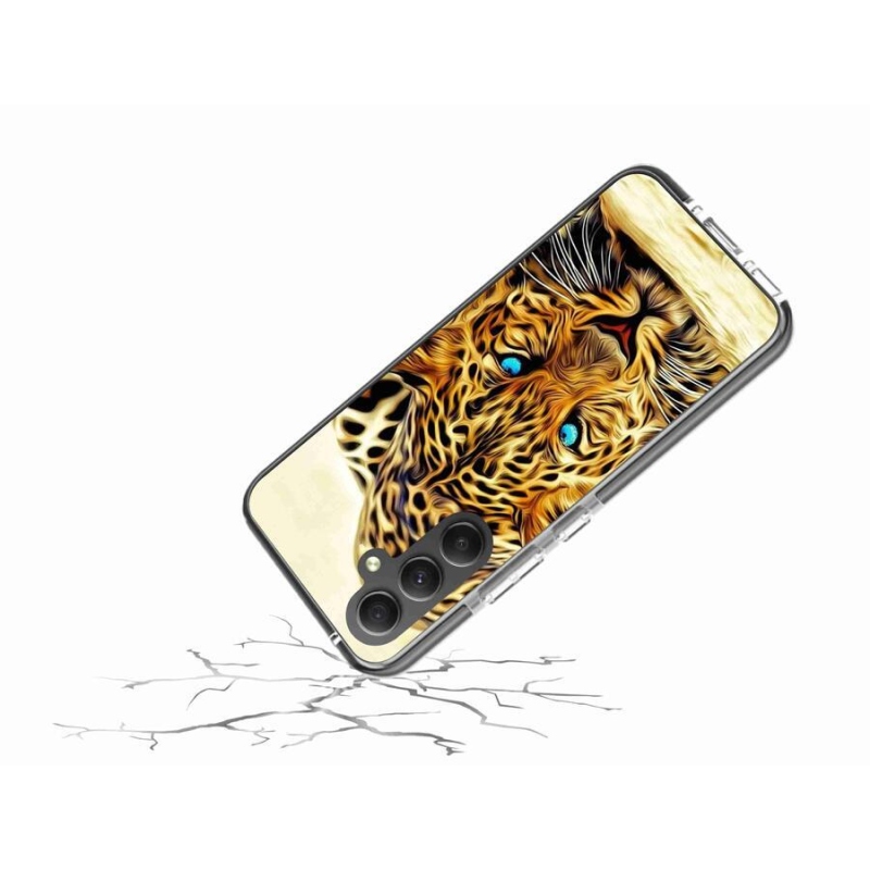 Gelový kryt mmCase na mobil Samsung Galaxy A34 5G - kreslený tygr