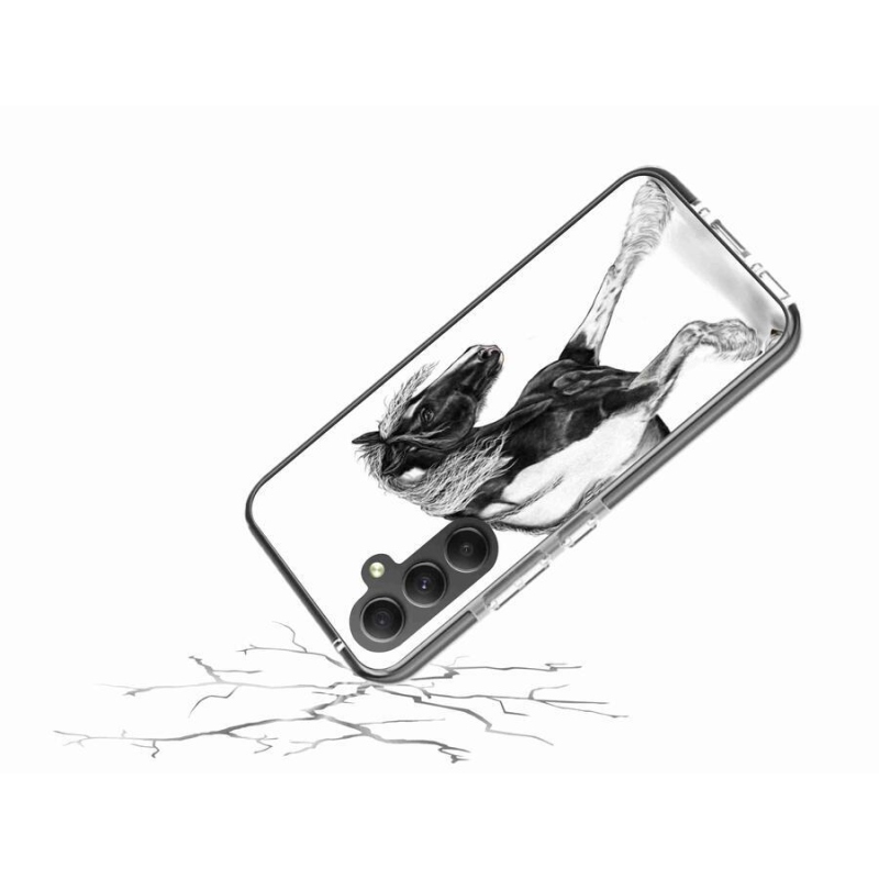 Gelový kryt mmCase na mobil Samsung Galaxy A34 5G - kůň
