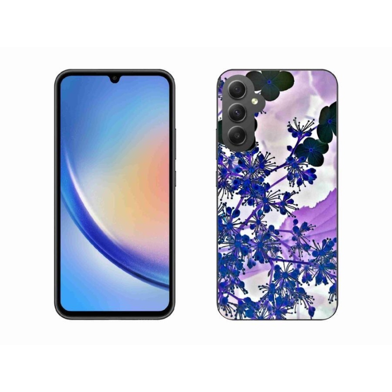 Gelový kryt mmCase na mobil Samsung Galaxy A34 5G - květ hortenzie