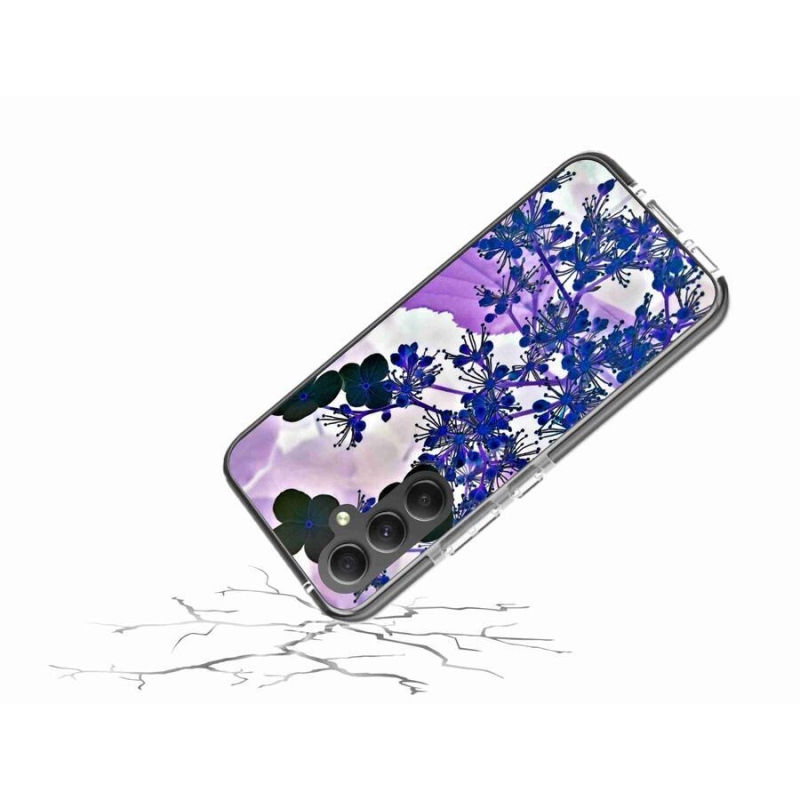 Gelový kryt mmCase na mobil Samsung Galaxy A34 5G - květ hortenzie