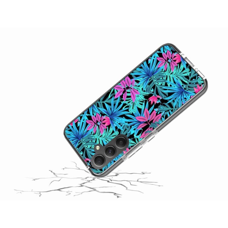 Gelový kryt mmCase na mobil Samsung Galaxy A34 5G - květiny 3