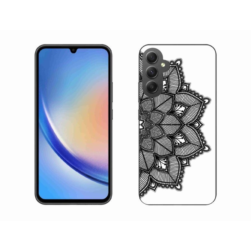 Gelový kryt mmCase na mobil Samsung Galaxy A34 5G - mandala