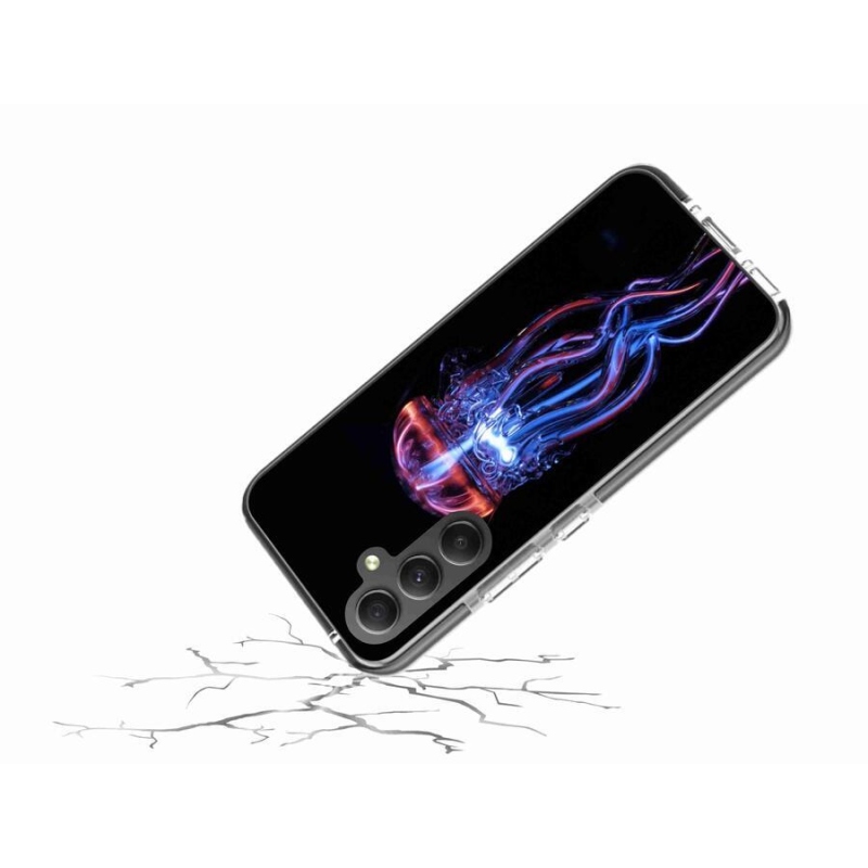 Gelový kryt mmCase na mobil Samsung Galaxy A34 5G - medúza