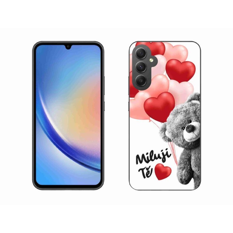 Gelový kryt mmCase na mobil Samsung Galaxy A34 5G - miluji Tě