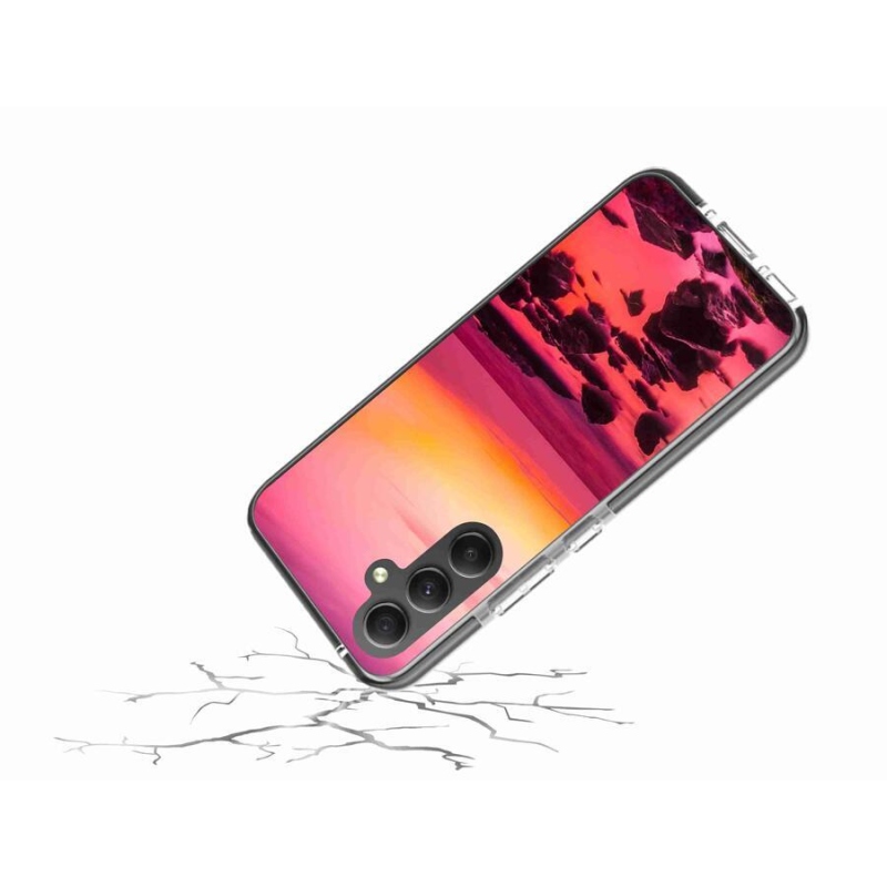 Gelový kryt mmCase na mobil Samsung Galaxy A34 5G - moře a záře